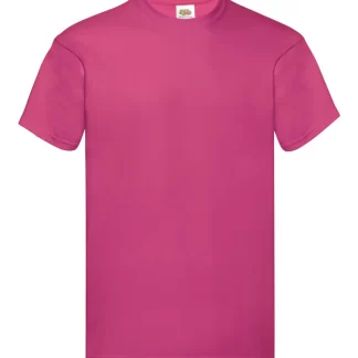 Fruit Of The Loom (Herr) - Original T - FUCHSIA
