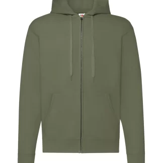 Fruit Of The Loom - Classic Hooded Sweat Zip Jacket - OLIVE