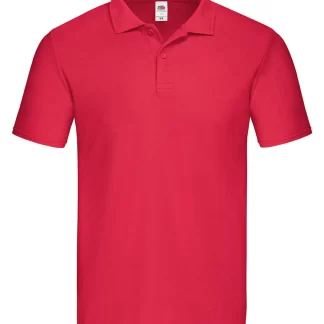 Fruit Of The Loom - Original Polo Piké - RÖD