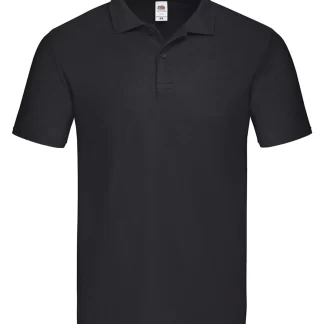 Fruit Of The Loom - Original Polo Piké - SVART